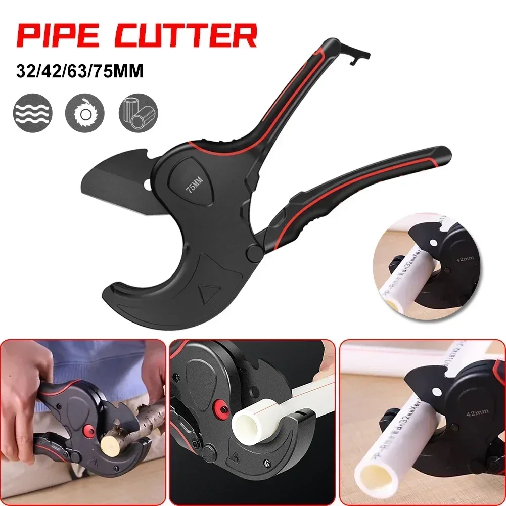 

Hand Tools Tube S Cutters Plumbing Manual Scissors Cutting Ratchet Plastic Pipe Hose