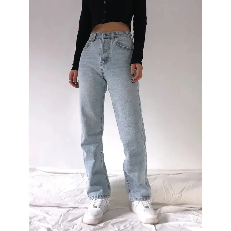 2022 High Waist Baggy Jeans Women Casual Straight Leg Loose Pants Mom Jean Fashion Comfy Wash Boyfriend Wide Leg Simple Trousers
2022 High Waist Baggy Jeans Women Casual Straight Leg Loose Pants Mom Jean Fashion Comfy Wash Boyfriend Wide Leg Simple Trousers
