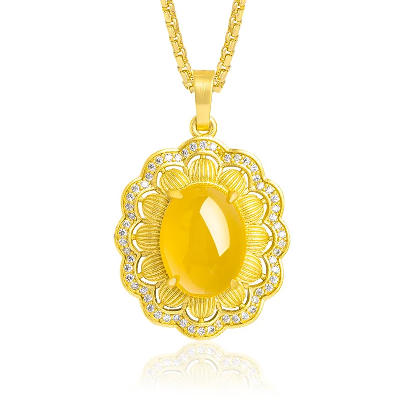 Authentic Natural Yellow Agate Egg Face Copper Plated Gold Inlaid Pendant Gor Women's Charms Fashion Jewelry Drop Shipping
Authentic Natural Yellow Agate Egg Face Copper Plated Gold Inlaid Pendant Gor Women's Charms Fashion Jewelry Drop Shipping