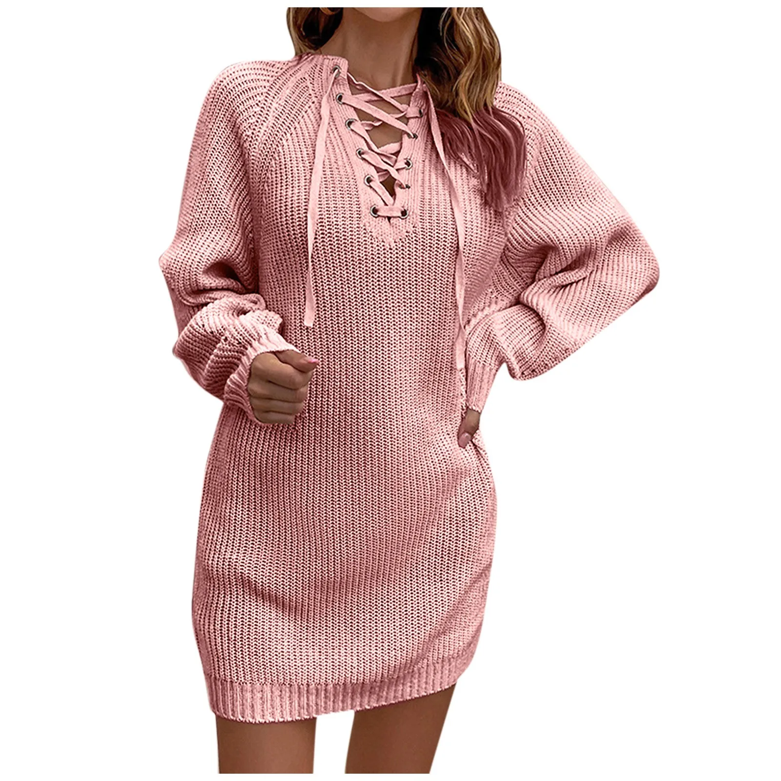 Fashion Solid Knitted Sweater For Women Casual V Neck Drawstring Long Sleeve Pullover 2023 Autumn Ladies Medium Length Knitwear
Fashion Solid Knitted Sweater For Women Casual V Neck Drawstring Long Sleeve Pullover 2023 Autumn Ladies Medium Length Knitwear
