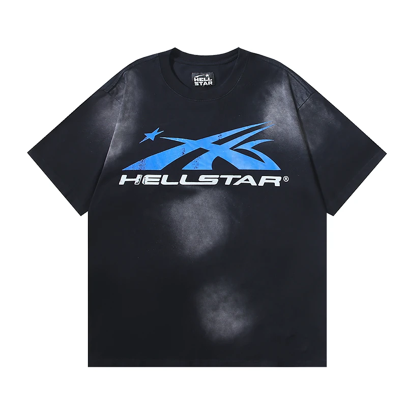 

Summer Hip-hop Hellstar Men's Women T-shirts Oversized Summer Style Loose short Sleeved Trendy Styles