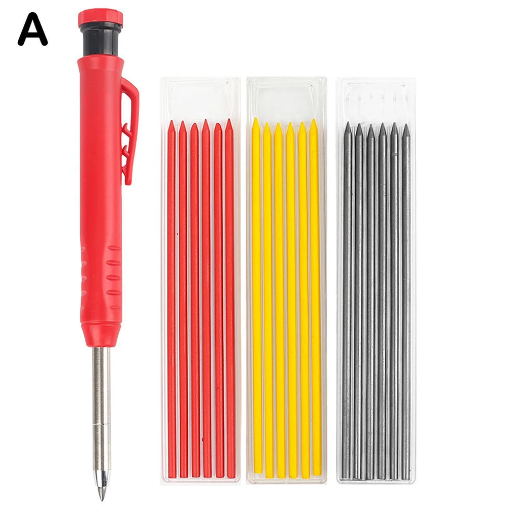 Carpenter Pencil Set 14.5cm Woodworking Deep Hole Mechanical Pencils Marker Tool ABS And Stainless Steel Carpenter Pencil Kit
Carpenter Pencil Set 14.5cm Woodworking Deep Hole Mechanical Pencils Marker Tool ABS And Stainless Steel Carpenter Pencil Kit