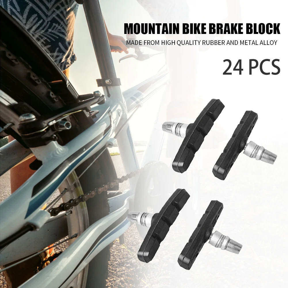 Тормозные колодки V-brake 12 пар, 70 мм, симметричная резьба, велосипедные аксессуары, черные тормозные колодки, велосипедные детали
Тормозные колодки V-brake 12 пар, 70 мм, симметричная резьба, велосипедные аксессуары, черные тормозные колодки, велосипедные детали