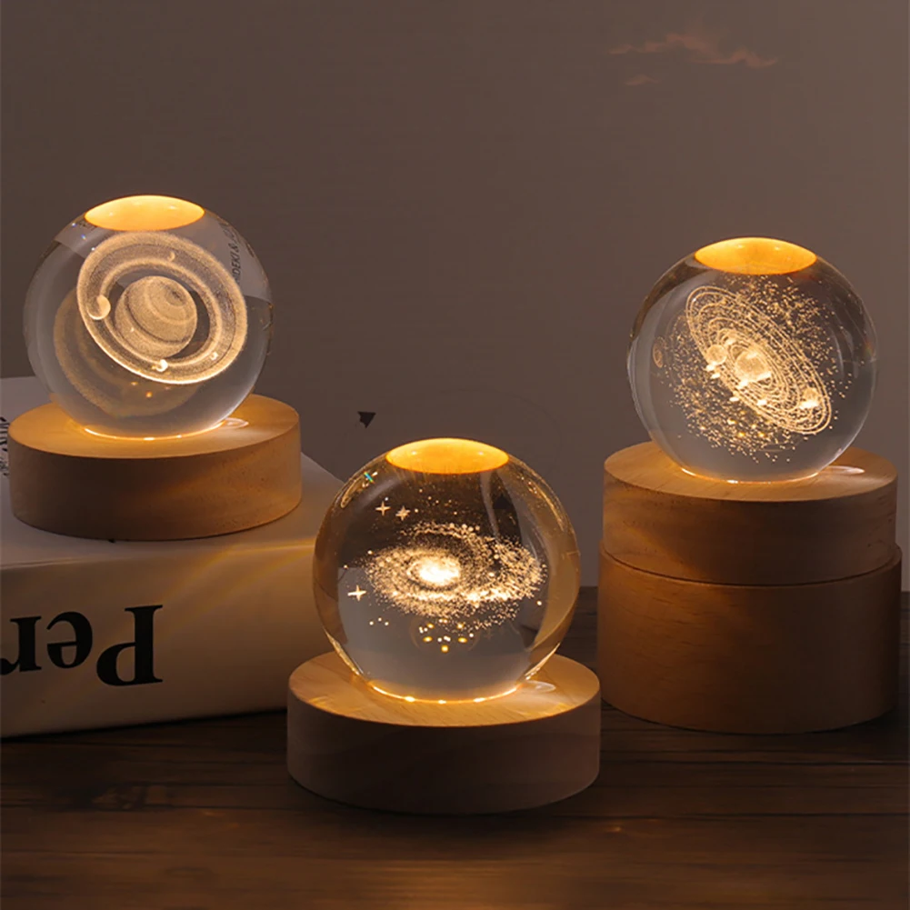 Glowing Planetary Galaxy Crystal Ball Night Lights Planet USB Power Solar System Moon Touch Control Lamp Christmas Kid Gift
Glowing Planetary Galaxy Crystal Ball Night Lights Planet USB Power Solar System Moon Touch Control Lamp Christmas Kid Gift