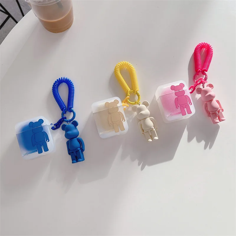 Fashion Bear Pendant Case for AirPods Pro2 Airpod Pro 1 2 3 Bluetooth Earbuds Charging Box Protective Earphone Case Cover
Fashion Bear Pendant Case for AirPods Pro2 Airpod Pro 1 2 3 Bluetooth Earbuds Charging Box Protective Earphone Case Cover