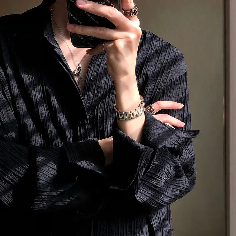 Korean style shirt long sleeve men design niche top Hong Kong style Japanese jacket spring and autumn handsome ins trend shirt
Korean style shirt long sleeve men design niche top Hong Kong style Japanese jacket spring and autumn handsome ins trend shirt
