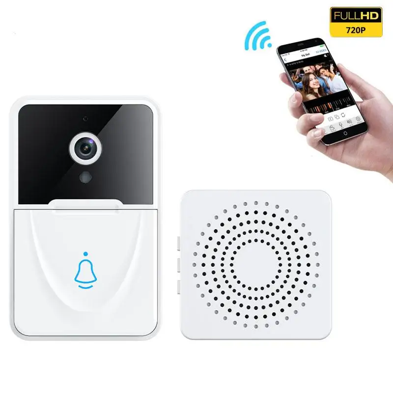X3 Wireless Wifi Doorbell Night Vision Video Intercom HD Camera Smart Home Security Surveillance Monitor Visual Voice Change New
X3 Wireless Wifi Doorbell Night Vision Video Intercom HD Camera Smart Home Security Surveillance Monitor Visual Voice Change New