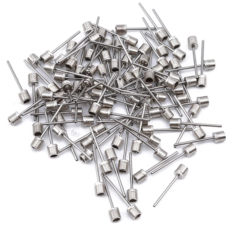 100 PCS Sports Ball Inflating Pump Needle For Football Basketball Soccer Inflatable Air Valve Adaptor Stainless Steel Pump Pin
100 PCS Sports Ball Inflating Pump Needle For Football Basketball Soccer Inflatable Air Valve Adaptor Stainless Steel Pump Pin