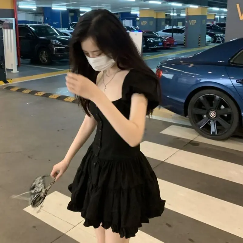 Dign Sense aist Retraction Bubble Sve Fe 2023 Suer Cloth Ne Sqre Collar Teperaent Little Bla Drs
Dign Sense aist Retraction Bubble Sve Fe 2023 Suer Cloth Ne Sqre Collar Teperaent Little Bla Drs