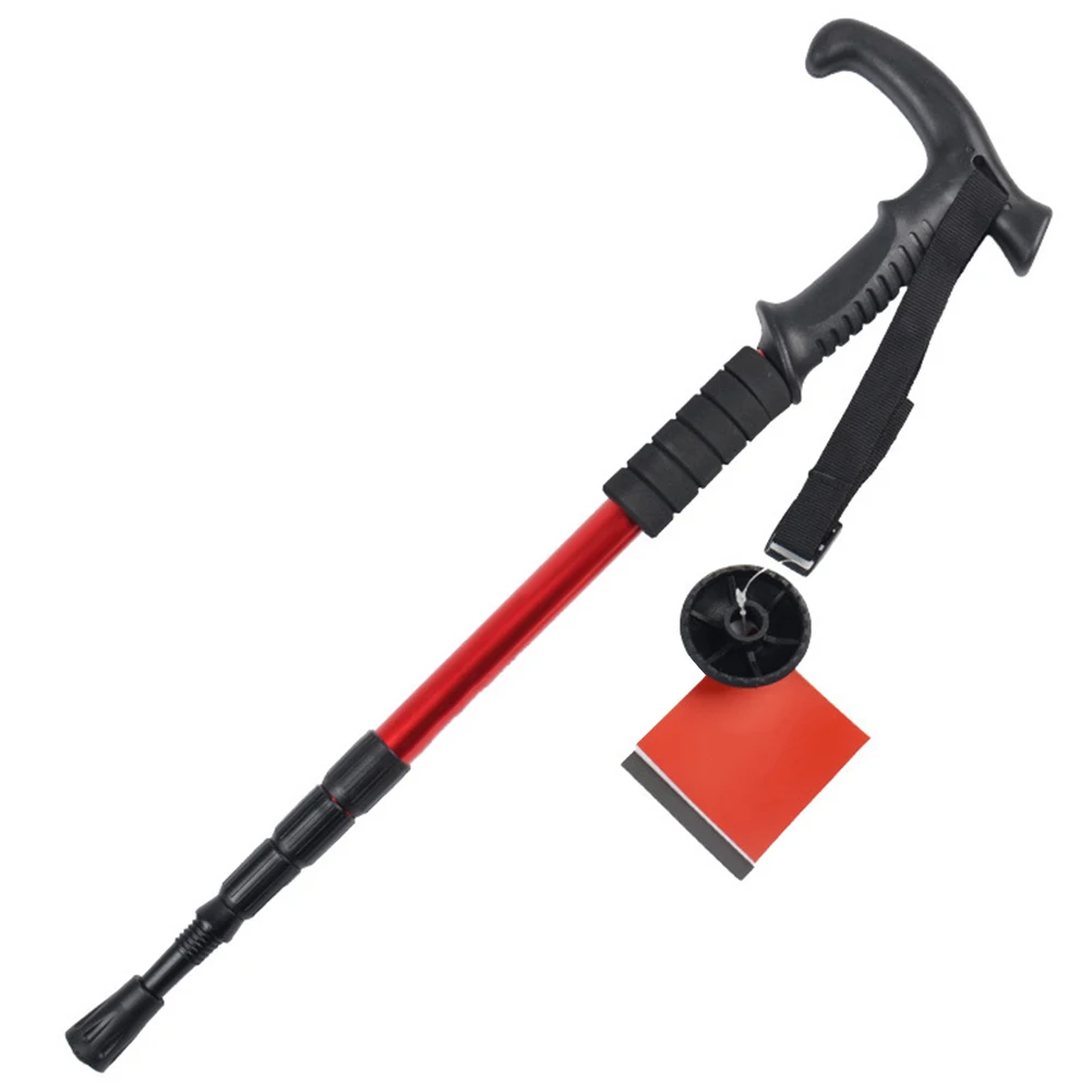 1pc Aluminum Alloy Plastic Folding Walking Stick Telescop Crutch Walking Stick Hiking Hike Trekking Pole Shock Sticks Non Slip
1pc Aluminum Alloy Plastic Folding Walking Stick Telescop Crutch Walking Stick Hiking Hike Trekking Pole Shock Sticks Non Slip