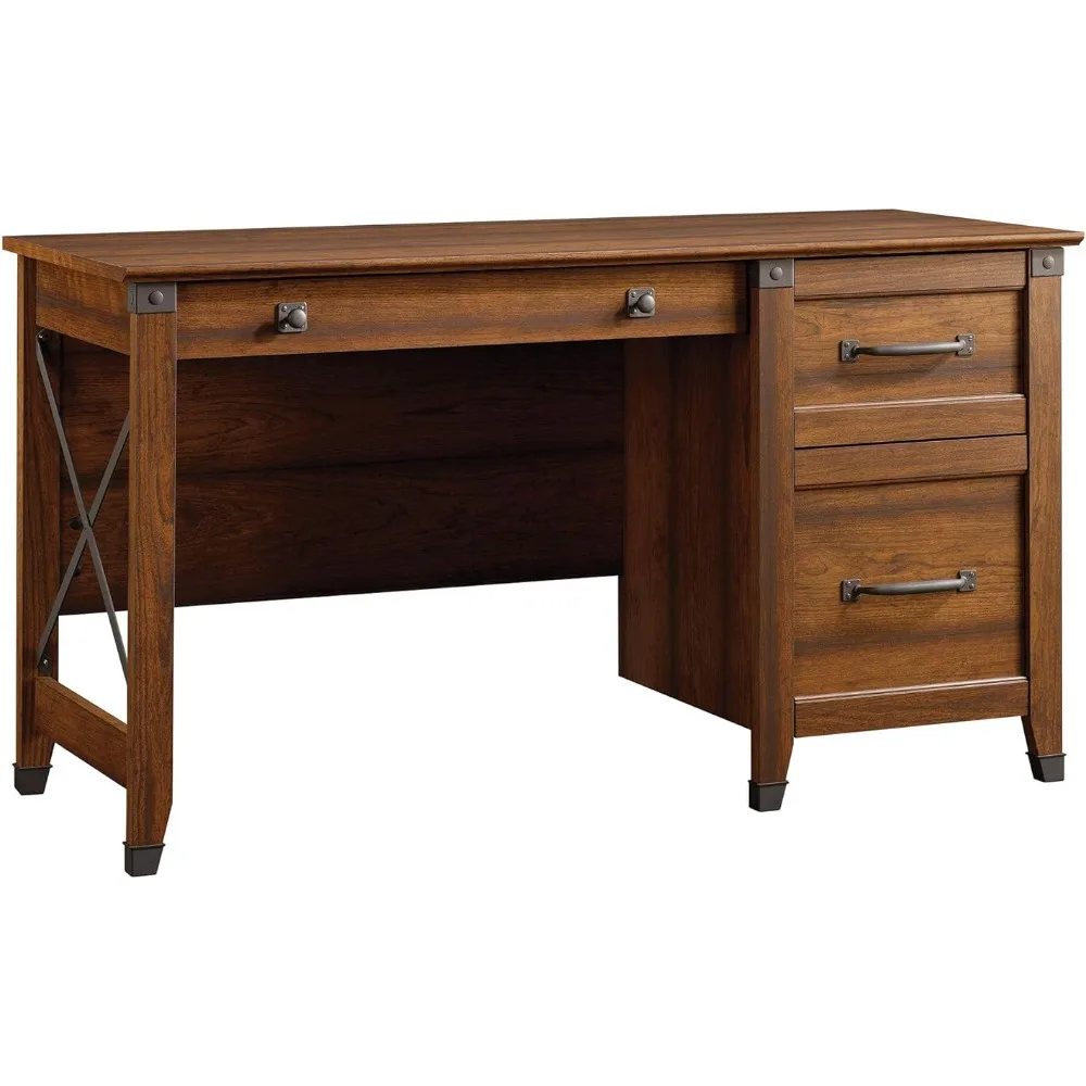 

Carson Forge Desk Computer Table Washington Cherry Finish Freight Free Reading Gaming Desks Gamer Office Furniture