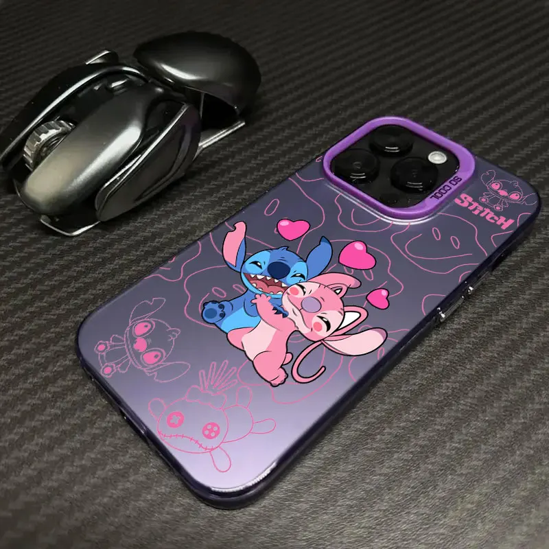 Angel-Stitch Cartoon Coque For Apple iPhone 16e 16 14 15 13 11 Pro Max Case 15 Plus 12 13 Mini 16e Shockproof Phone Cover-Stitch Angel-Stitch Cartoon Coque For Apple iPhone 16e 16 14 15 13 11 Pro Max Case 15 Plus 12 13 Mini 16e Shockproof Phone Cover-Stitch
