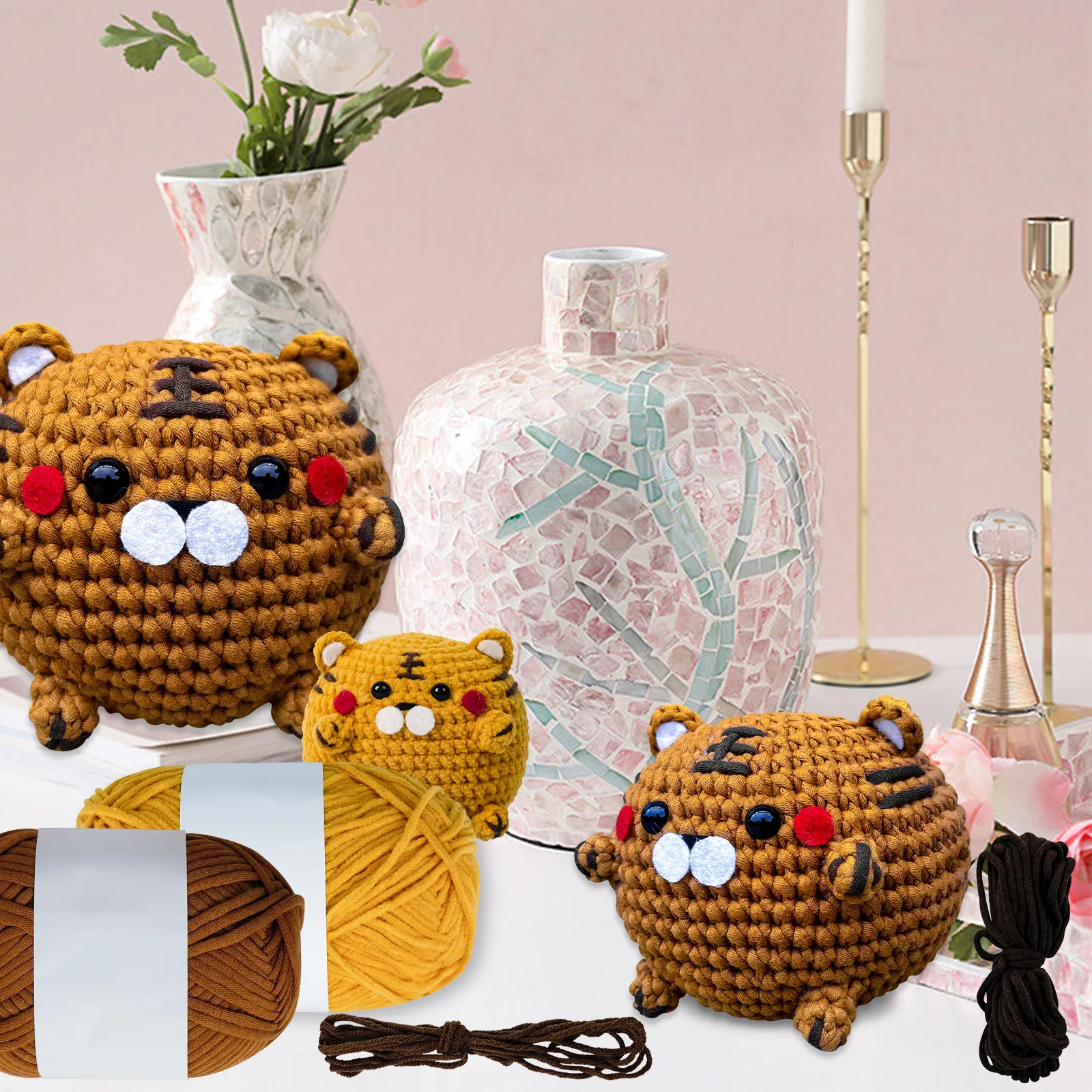 DIY Tiger Crochet Kit Learn to Crochet for Adults Kids 5 Sc98f52d40d79481c861c50c288096ab3k