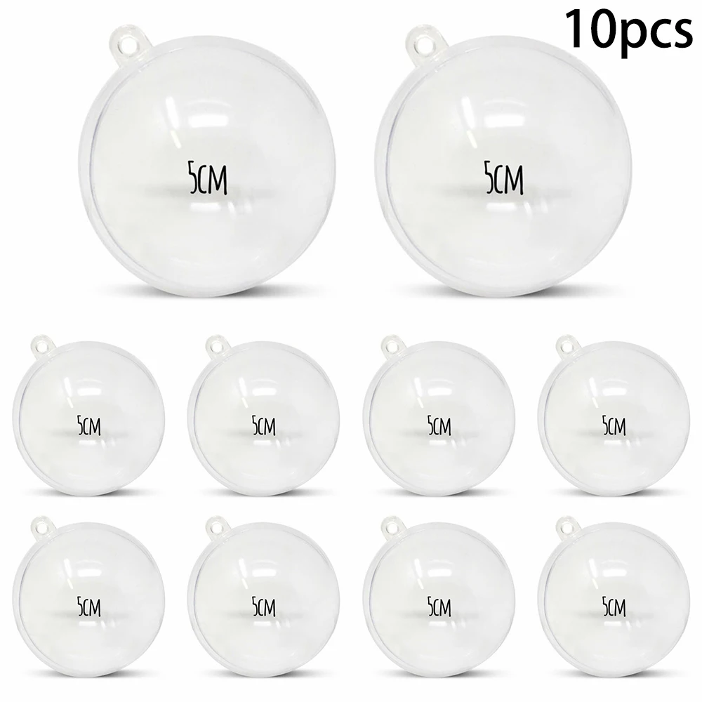 10pcs Christmas Clear Ball Decorations 2023 Diy Fillable Baubles Christmas Tree Pendant For Home Garden Holiday Ornamen Plastic
10pcs Christmas Clear Ball Decorations 2023 Diy Fillable Baubles Christmas Tree Pendant For Home Garden Holiday Ornamen Plastic