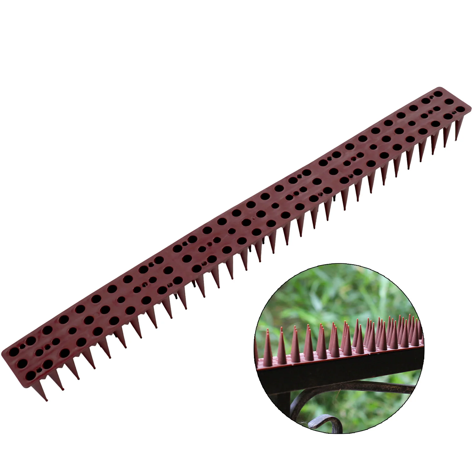 ~Spike Defender ~Plastic Bird Repellent~ Thorn Fence Wall ~Spikes Garden Security ~Intruder Burglar Anti ~Cat Climb 43*4*3.5cm
~Spike Defender ~Plastic Bird Repellent~ Thorn Fence Wall ~Spikes Garden Security ~Intruder Burglar Anti ~Cat Climb 43*4*3.5cm