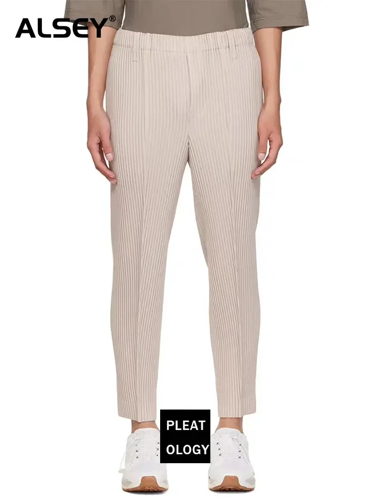 Miyake Pleated Pants Men 2024 Summer Casual Straight Tapered Feet Pants Clothing
Miyake Pleated Pants Men 2024 Summer Casual Straight Tapered Feet Pants Clothing