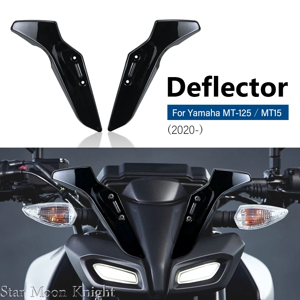

For Yamaha MT-125 MT-15 MT 125 15 MT125 MT15 2020 2021 2022 2023- Motorcycle Windshield Side Wind Deflector Spoiler Fly Screen