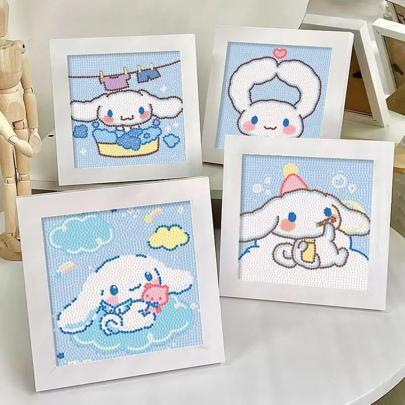 Cinnamoroll Kawaii Anime Sanrio Diamond Painting Cute Cartoon Full Drill Lovely Children Puzzle Stick Gifts for Girls
Cinnamoroll Kawaii Anime Sanrio Diamond Painting Cute Cartoon Full Drill Lovely Children Puzzle Stick Gifts for Girls