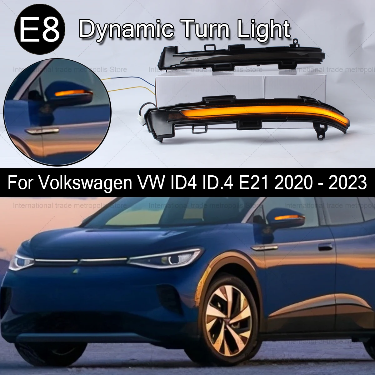 For Volkswagen VW ID4 ID.4 E21 2020 - 2023 1st Pure GTX Pro LED Dynamic Turn Signal Rearview Mirror Indicator Blinker Light
For Volkswagen VW ID4 ID.4 E21 2020 - 2023 1st Pure GTX Pro LED Dynamic Turn Signal Rearview Mirror Indicator Blinker Light