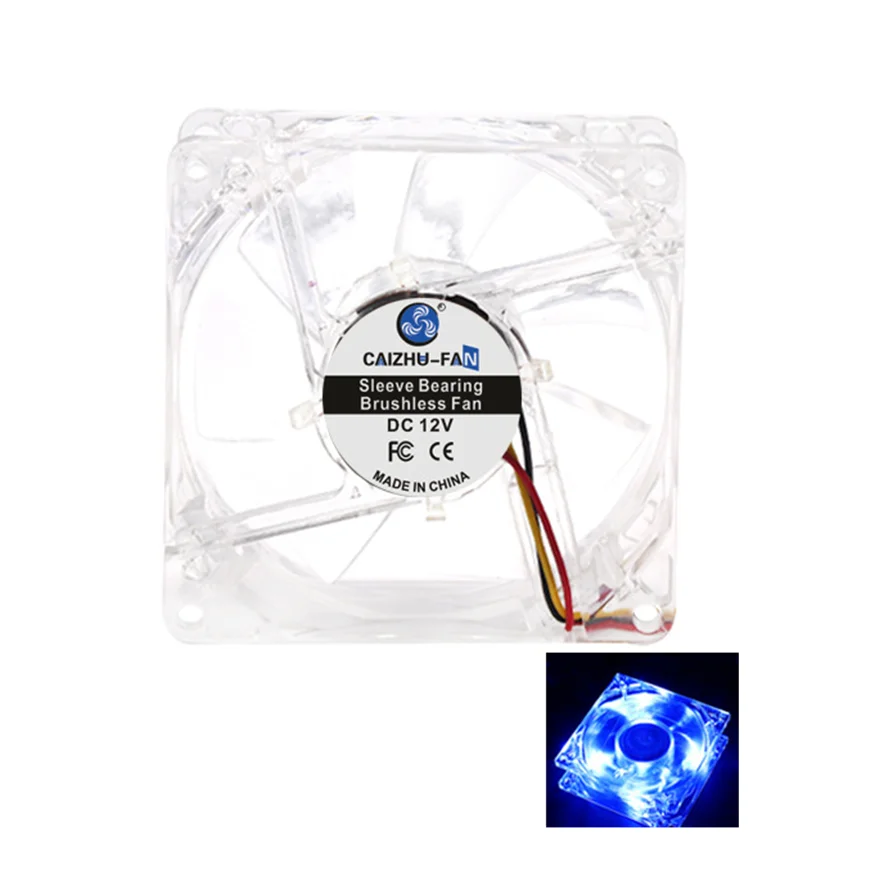 Blue Led DC12V 80MM 8025 80*80*25MM 8*8*2.5CM PC Case Fan Cooling Fan 2PIN 3PIN 4D
Blue Led DC12V 80MM 8025 80*80*25MM 8*8*2.5CM PC Case Fan Cooling Fan 2PIN 3PIN 4D