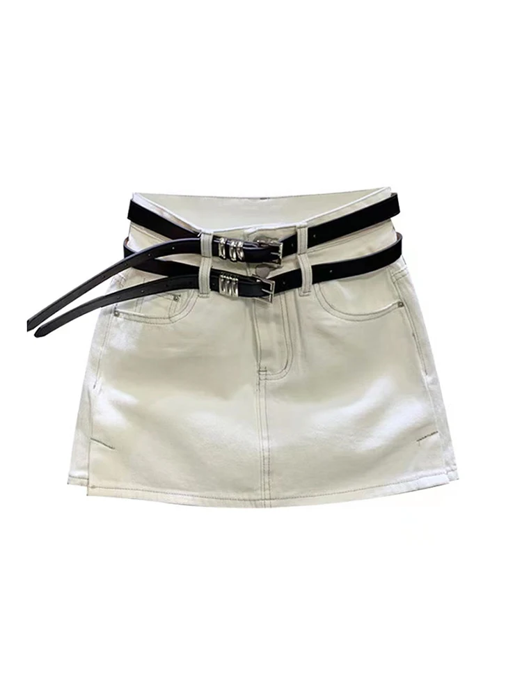 2023 Summer Women Korean Fashion Mini Skirt With Belt Gyaru Hot 2000s Aesthetic Y2k Streetwear Design Harajuku Coquette Sexy
2023 Summer Women Korean Fashion Mini Skirt With Belt Gyaru Hot 2000s Aesthetic Y2k Streetwear Design Harajuku Coquette Sexy
