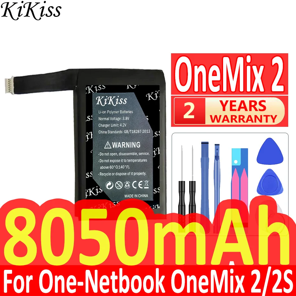 KiKiss OneMix 2 8050mAh Battery For One-Netbook OneMix 2S OneMix2S 356585 Notebook Li-ion Bateria + Free Tools
KiKiss OneMix 2 8050mAh Battery For One-Netbook OneMix 2S OneMix2S 356585 Notebook Li-ion Bateria + Free Tools