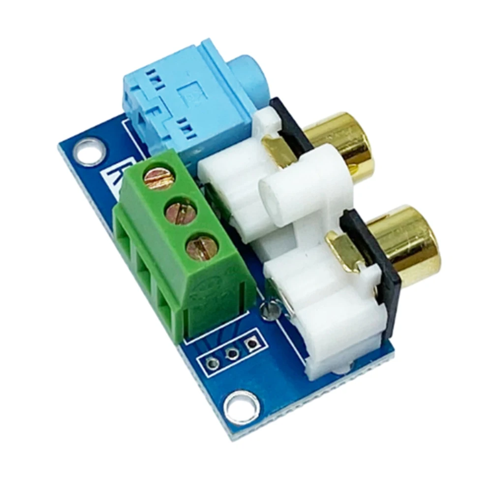 RCA AUX Connector AUX3.5mm Audio Socket to Dual AV RCA Socket Connection Adapter Board for Front Board Amplifier Board Chassis
RCA AUX Connector AUX3.5mm Audio Socket to Dual AV RCA Socket Connection Adapter Board for Front Board Amplifier Board Chassis