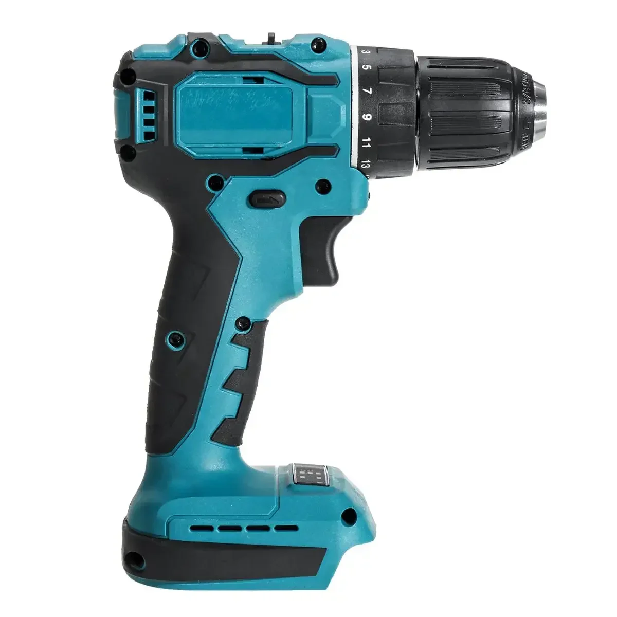 

Electric Drill 90N.m Cordless Brushless Rechargable DIY Power Tool Hammer Drill Screwdriver Wrench For Makita 18V Battery