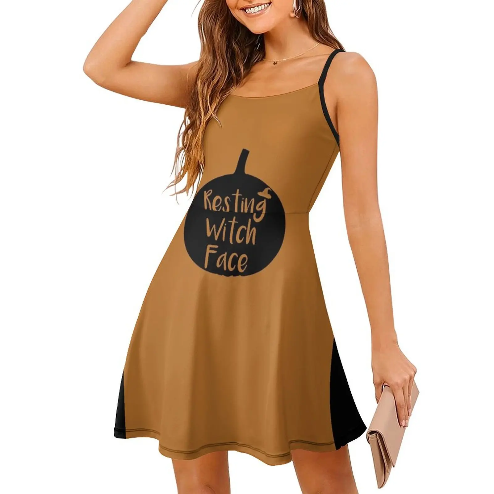 Resting Witch Face Sling Dress women's dresses luxury Woman clothes
Resting Witch Face Sling Dress women's dresses luxury Woman clothes