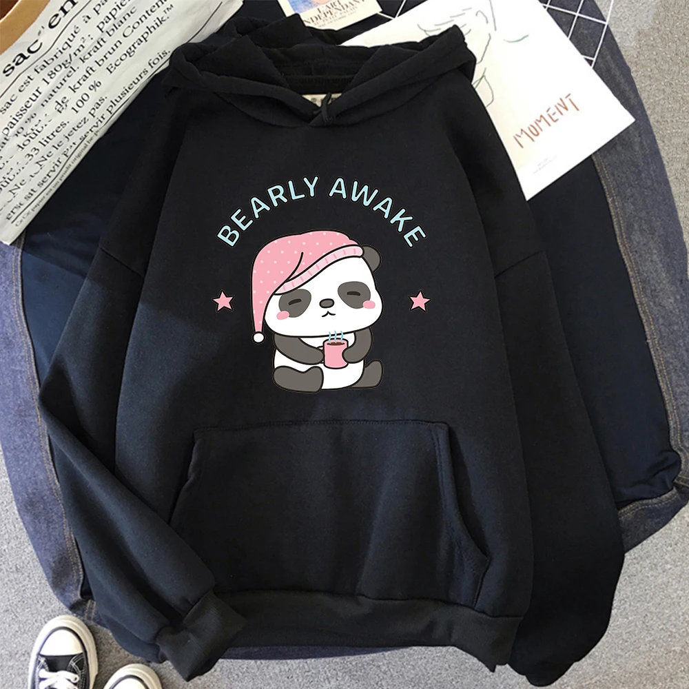 Bearly Awake Baby Panda Hooded Hoodies Cartoon Mens Pullovers Street Sport Sweatshirts Man Punk Casual Long Sleeve Men'S Hoody
Bearly Awake Baby Panda Hooded Hoodies Cartoon Mens Pullovers Street Sport Sweatshirts Man Punk Casual Long Sleeve Men'S Hoody