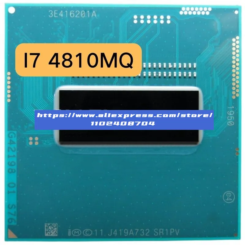 

Original Intel Core i7-4810MQ i7 4810MQ SR1PV 2.8 GHz Quad-Core Eight-Thread CPU Processor 6M 47W Socket G3 / rPGA946B