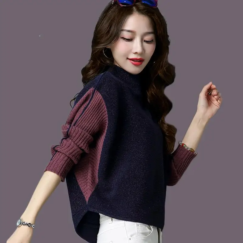 Women's AutumnWinter New Fashion Elegant High Neck Pullover Long Sleeve Solid Color Linen Casual Versatile Western Commuter Tops
Women's AutumnWinter New Fashion Elegant High Neck Pullover Long Sleeve Solid Color Linen Casual Versatile Western Commuter Tops