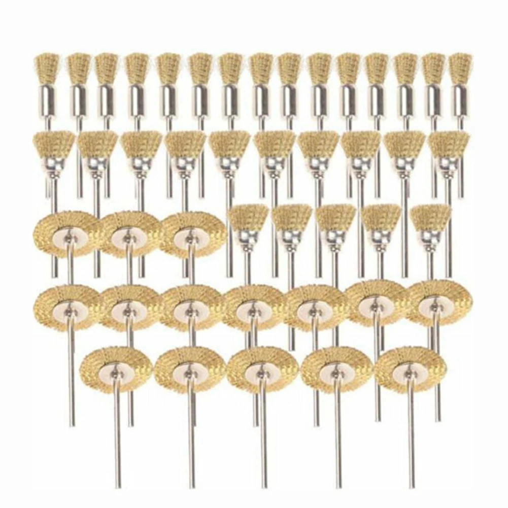 45Pcs/Set Copper Wire Brush Kit Rotary Tool Rust Removal Polishing For Metal Hand Drill Deburring Buffing Cleaning Brush
45Pcs/Set Copper Wire Brush Kit Rotary Tool Rust Removal Polishing For Metal Hand Drill Deburring Buffing Cleaning Brush