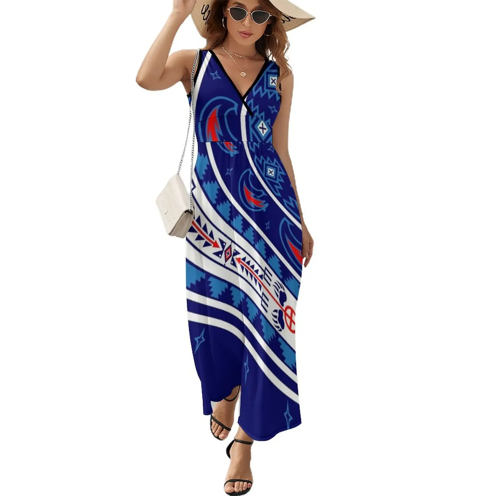 Bear Spirit Blue Sleeveless Dress clothes luxury dress elegant and pretty women's dresses Women long dress
Bear Spirit Blue Sleeveless Dress clothes luxury dress elegant and pretty women's dresses Women long dress