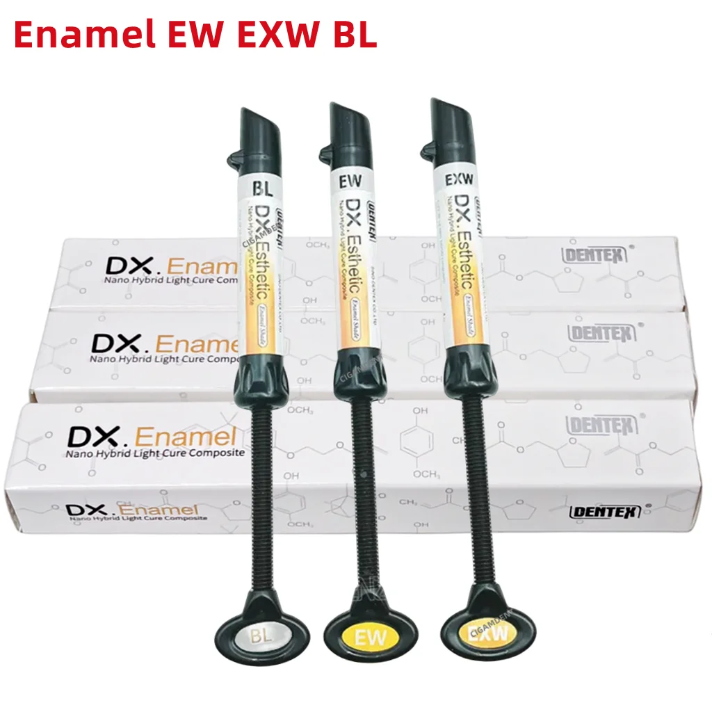 

Dental Bonding DX Esthetic Composite Light-Cure Whitening Filling Composite Enamel EW EXW BL Shade for Veneer Aesthetic