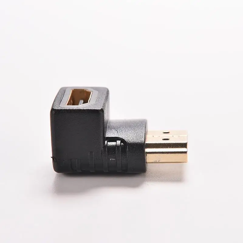 1PC 90 Degree HDTV 1080P HDMI Cable Connector HDMI V1.4 Right Angle A Male to HDMI V1.4 B Female Gold Plated Cable Adapter
1PC 90 Degree HDTV 1080P HDMI Cable Connector HDMI V1.4 Right Angle A Male to HDMI V1.4 B Female Gold Plated Cable Adapter