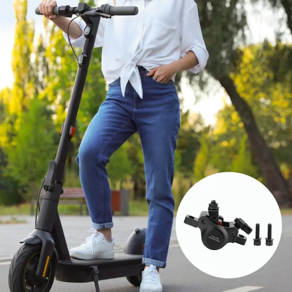 

Electric Scooter Safety Brake Universal Electric Scooter Disc Brake Caliper Aluminum Alloy Simple Installation for Mechanical