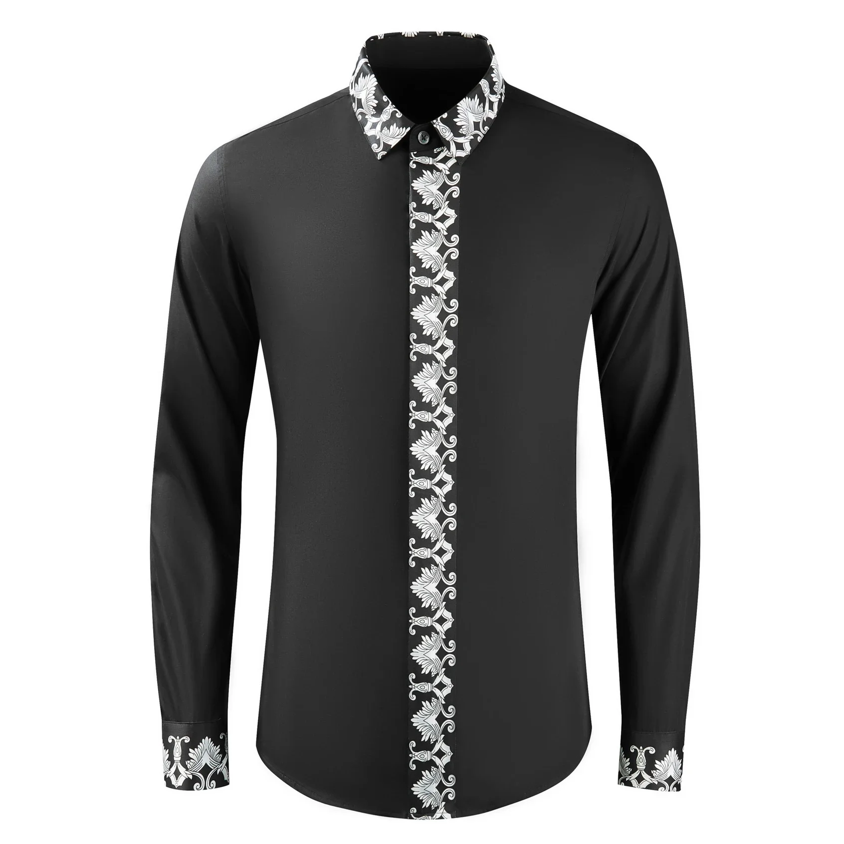 Luxury Royal Print Shirts for Men Long Sleeve Casual Business Formal Dress Social Party Streetwear Camisa Masculina 2023
Luxury Royal Print Shirts for Men Long Sleeve Casual Business Formal Dress Social Party Streetwear Camisa Masculina 2023