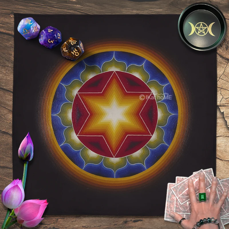 Star of David Mandala Tarot Reading Tablecloth Altar Cloth Wall Decor Tapestry Wall Hanging Wicca Spread Astrology Pagan Game
Star of David Mandala Tarot Reading Tablecloth Altar Cloth Wall Decor Tapestry Wall Hanging Wicca Spread Astrology Pagan Game