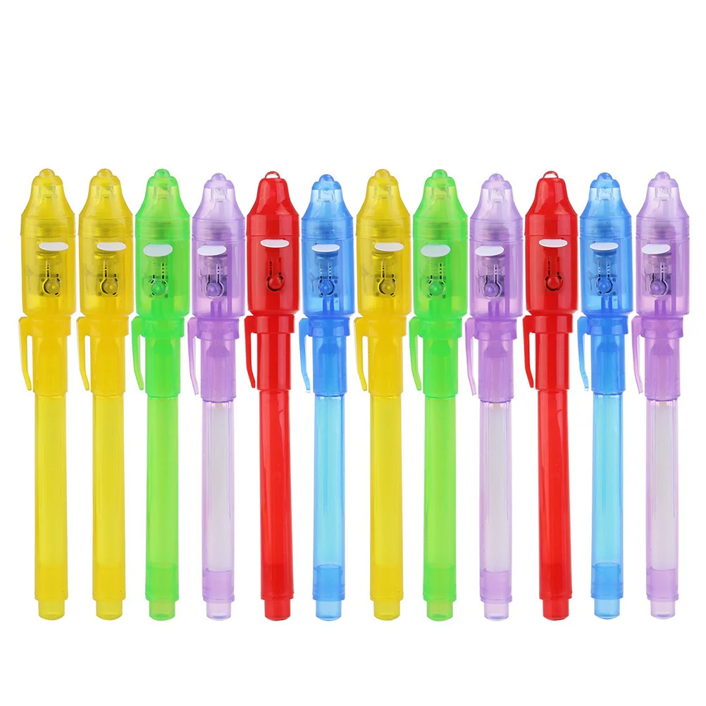 Mixed Portable LED Pen Money Verification Pen Pen Invisable Ink Pen Light Pen With UV-Light For Store School (Random Color)
Mixed Portable LED Pen Money Verification Pen Pen Invisable Ink Pen Light Pen With UV-Light For Store School (Random Color)