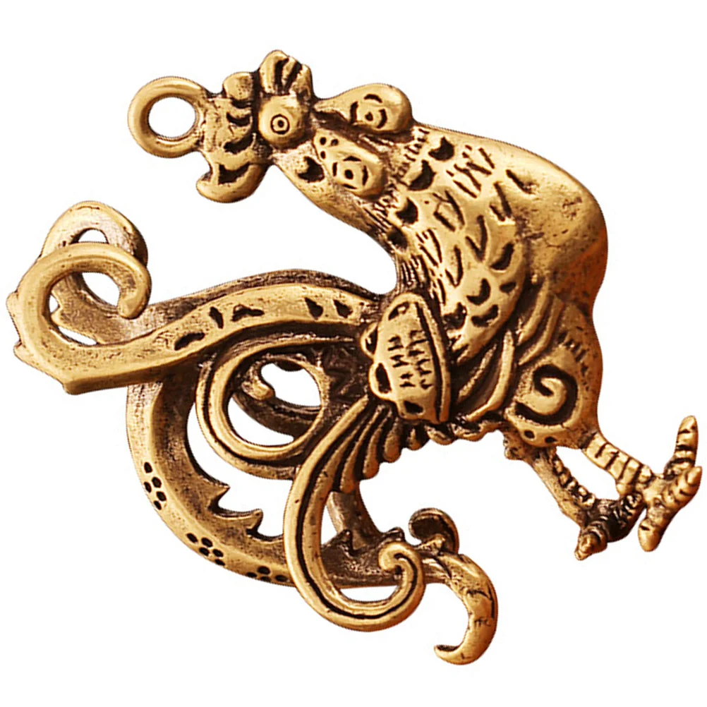 Brass Rooster Ornament Desktop Decorative Fortune Necklaces Manual Spring Festival Tabletop Copper Blessing Statue Office Car
Brass Rooster Ornament Desktop Decorative Fortune Necklaces Manual Spring Festival Tabletop Copper Blessing Statue Office Car