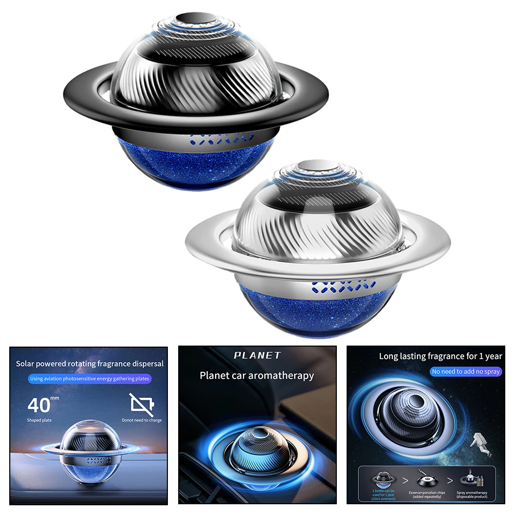 1x Planetary Style Solar Powered Car Air Freshener Rotating Round Flying Saucer Aroma Diffuser Black/ Silver Auto Accessories
1x Planetary Style Solar Powered Car Air Freshener Rotating Round Flying Saucer Aroma Diffuser Black/ Silver Auto Accessories