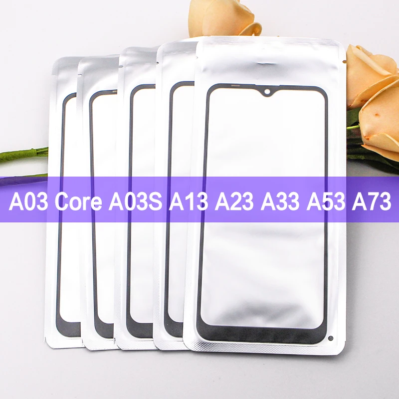 10PCS Front Glass Add OCA For Samsung Galaxy A03 Core A03S A13 A23 A33 A53 A73 LCD Touch Screen Outer Glass Panel Lens Cover
10PCS Front Glass Add OCA For Samsung Galaxy A03 Core A03S A13 A23 A33 A53 A73 LCD Touch Screen Outer Glass Panel Lens Cover