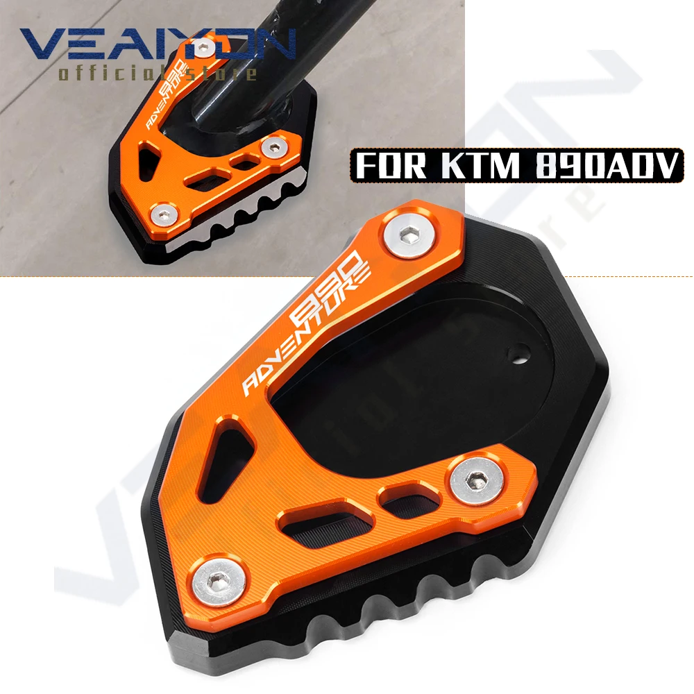 

For KTM 890ADVENTURE 890 Adv R 890 adventure r motorcycle accessories Kickstand Foot Side Stand Extension Pad Support Plate