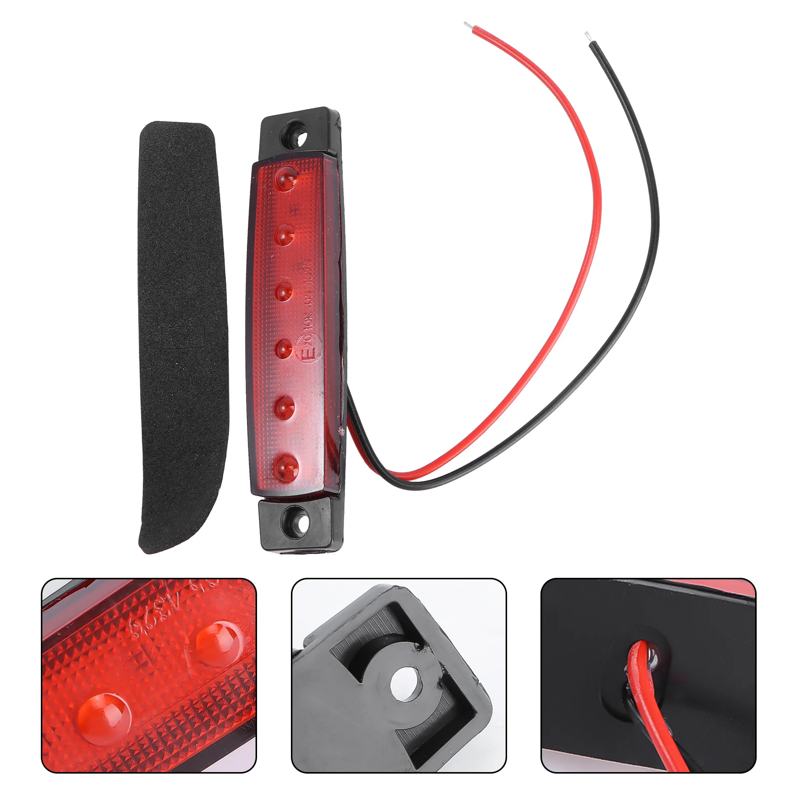 2pcs 6 LED 12V Trailer Trunk Tail Light Replacement Led Trailer Taillight/Turn Signal/Brake/Marker/Tail LED Light (Red)
2pcs 6 LED 12V Trailer Trunk Tail Light Replacement Led Trailer Taillight/Turn Signal/Brake/Marker/Tail LED Light (Red)