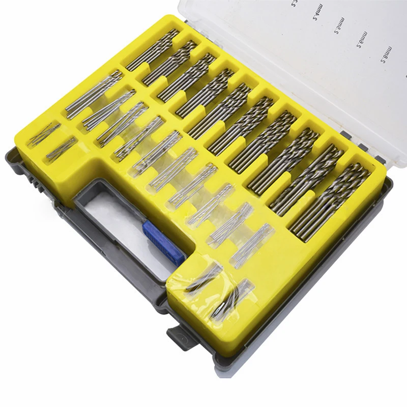 150Pc 0.4-3.2mm Mini Twist Drill Bits Set Micro Straight Handle High-speed Steel Metal Drills Plastic Box Storage Carpentry Tool
150Pc 0.4-3.2mm Mini Twist Drill Bits Set Micro Straight Handle High-speed Steel Metal Drills Plastic Box Storage Carpentry Tool