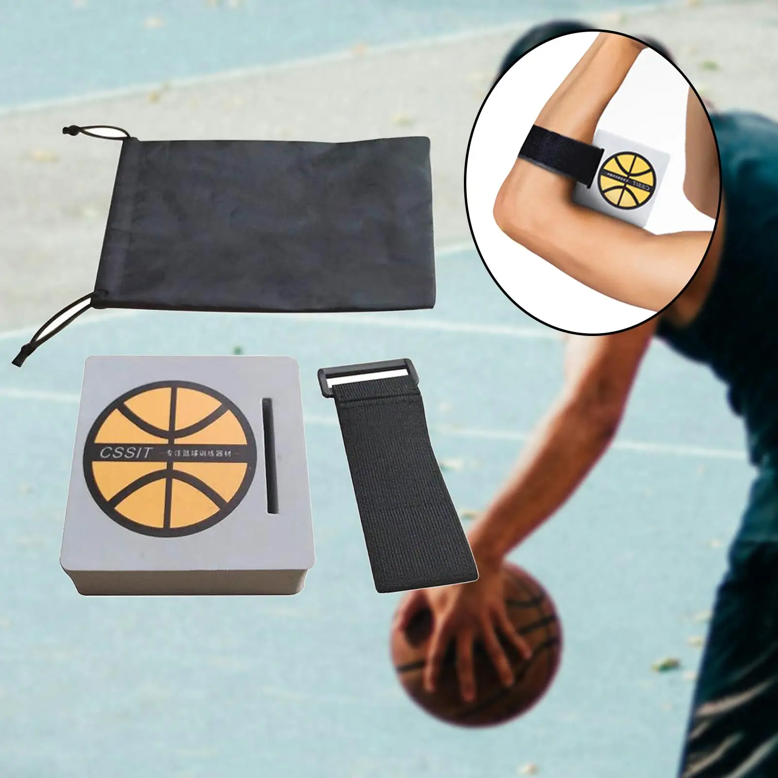 

Basketball Dribble Trainer Correct Hand Posture Correction Belt Dribbling Skill 90 Degree Fitness Portable Correct Hand Posture