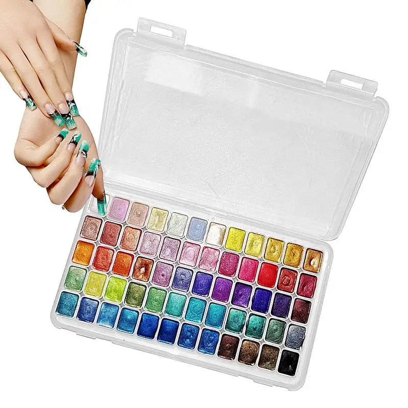 Watercolor Paint Palette Shimmer Travel Watercolor Set For Painting Portable Shimmer Metal Watercolor Paint Set For Handicrafts
Watercolor Paint Palette Shimmer Travel Watercolor Set For Painting Portable Shimmer Metal Watercolor Paint Set For Handicrafts