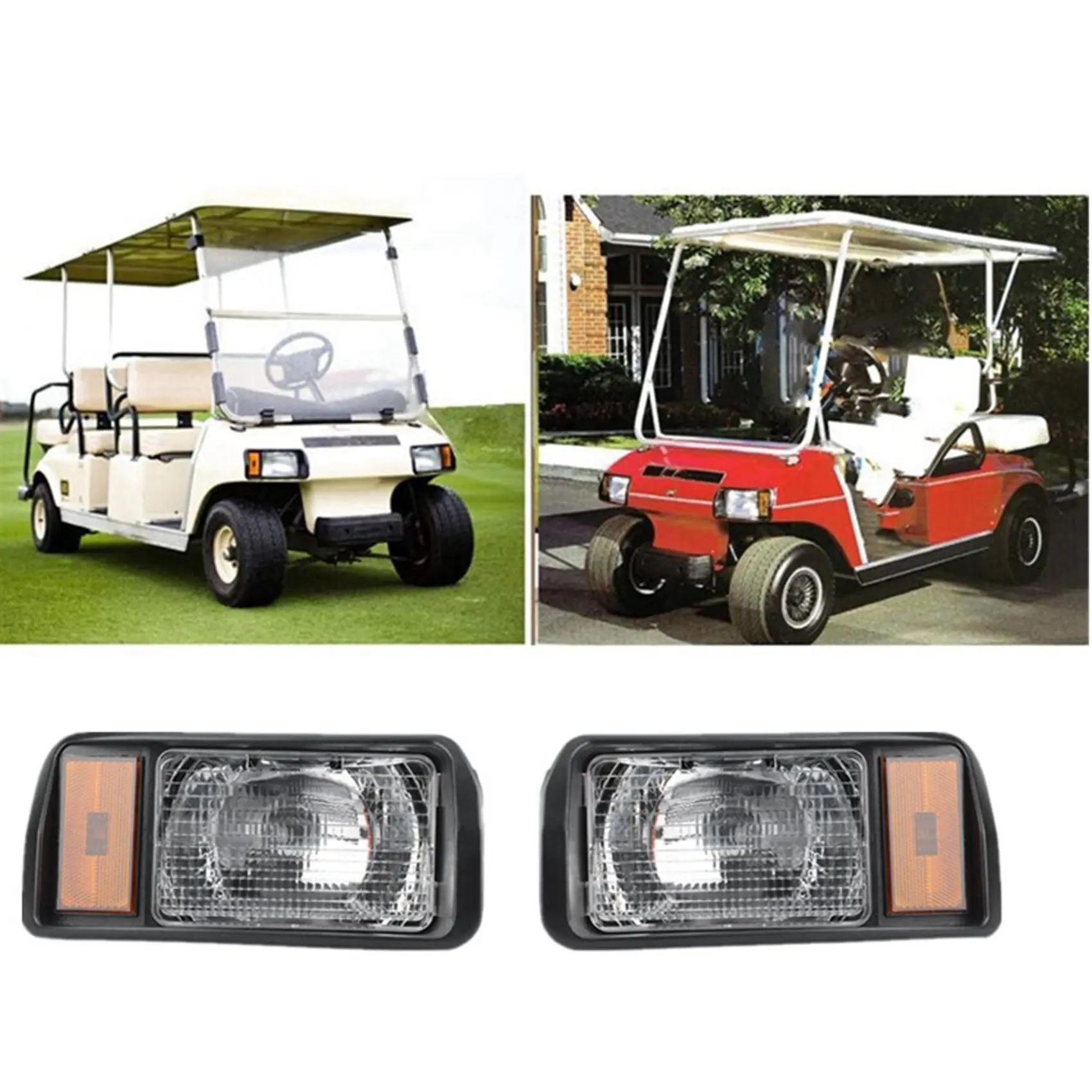 Golf Cart Headlights Club Car Style Light Factory Size Lights for DS,Suit(Left and Right)
Golf Cart Headlights Club Car Style Light Factory Size Lights for DS,Suit(Left and Right)