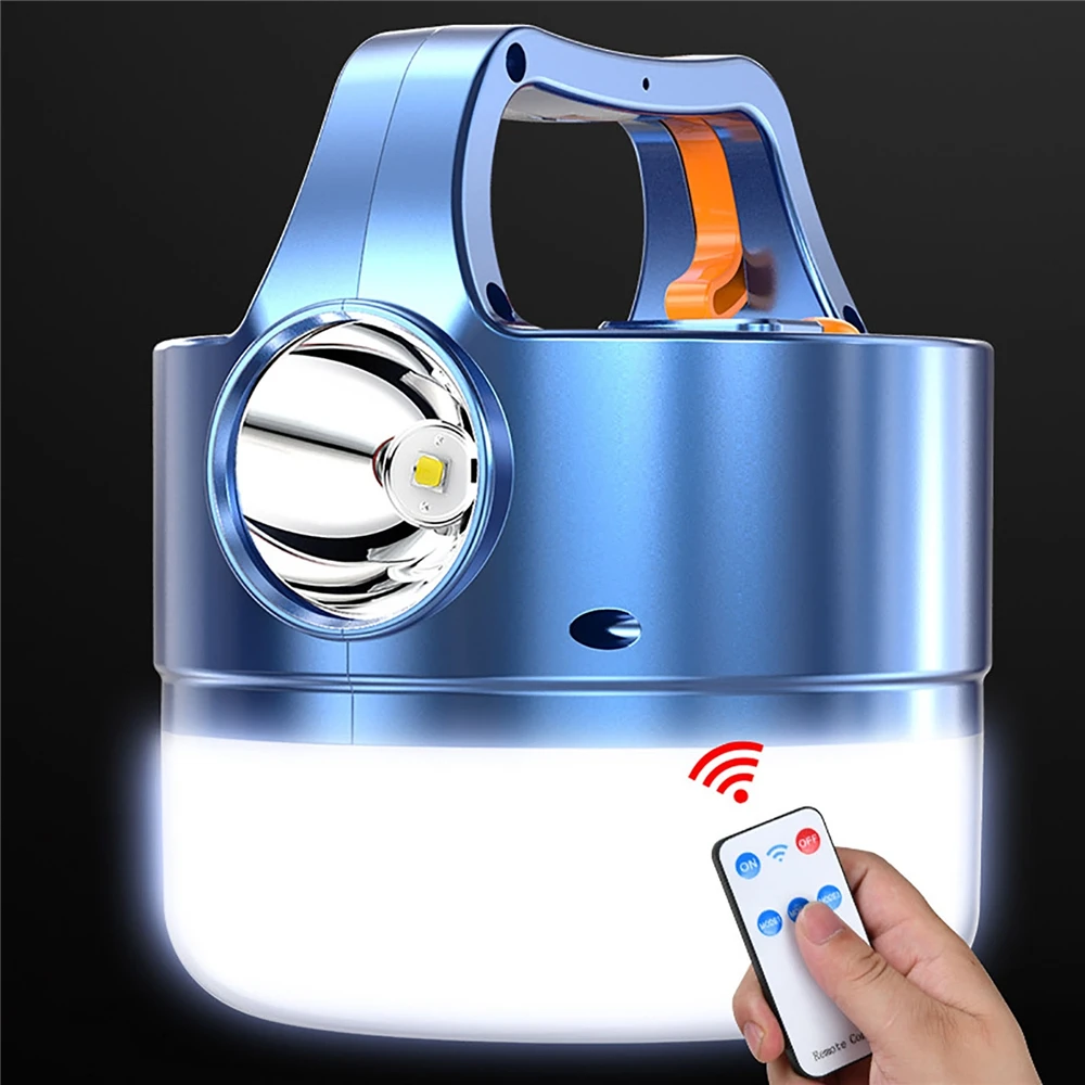 

680W Solar Portable Lantern USB Rechargeable Adjust Brightness Multifunctional Lighting Lamp Flashlight Tent Lamp with Remote